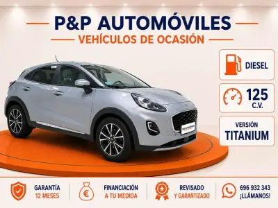 Usado Ford Puma Titanium 120 CV (88 kW) 2021 Gris SUV