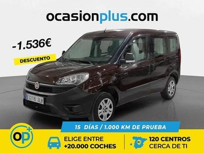 Usado Fiat Doblò Pop 90 CV (66 kW) 2016 Marrón Monovolumen