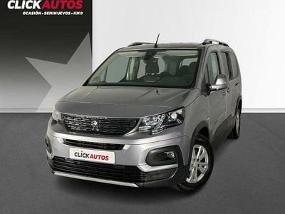 Usado Peugeot Rifter Allure 100 CV (73 kW) 2021 Negro Monovolumen