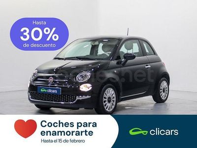 Usado Fiat 500 Lounge 69 CV (50 kW) 2019 Negro Berlina