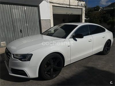Usado Audi A5 Sportback 150 CV (110 kW) 2016 Blanco Utilitario