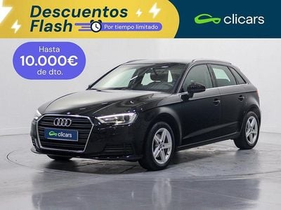 Usado Audi A3 Sportback g-tron Design 131 CV (96 kW) 2019 Negro Utilitario