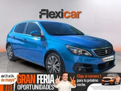 Usado Peugeot 308 Active 110 CV (80 kW) 2020 Azul Utilitario