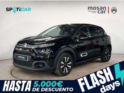 Usado Citroën C3 PureTech 83 CV (61 kW) 2024 Negro Utilitario
