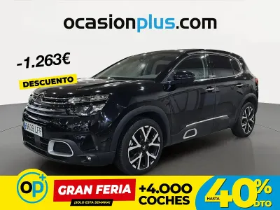 Usado Citroën C5 Aircross Live 131 CV (96 kW) 2020 Negro SUV
