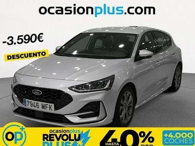 Usado Ford Focus ST-Line 125 CV (91 kW) 2023 Plateado Utilitario