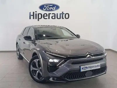 Usado Citroën C5 X Feel 131 CV (96 kW) 2022 Gris Familiar