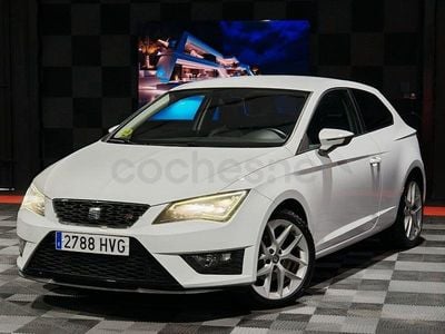 Usado Seat Leon FR 150 CV (110 kW) 2014 Blanco Berlina