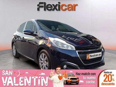 Usado Peugeot 208 Active 99 CV (72 kW) 2019 Azul Utilitario