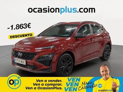 Usado Hyundai Kona N Line 120 CV (88 kW) 2023 Rojo SUV