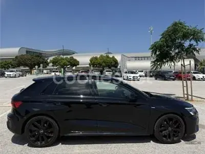 Usado Audi A3 S-Line 150 CV (110 kW) 2021 Negro Berlina
