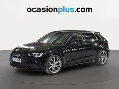 Usado Audi A3 Sportback S-Line 150 CV (110 kW) 2018 Negro Utilitario