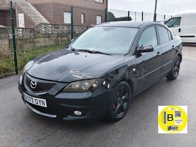 Usado Mazda 3 Active 109 CV (80 kW) 2006 Negro Berlina