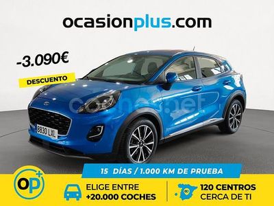 Azul Usado 2022 Ford Puma Titanium SUV | 15.290 € (Precio justo)