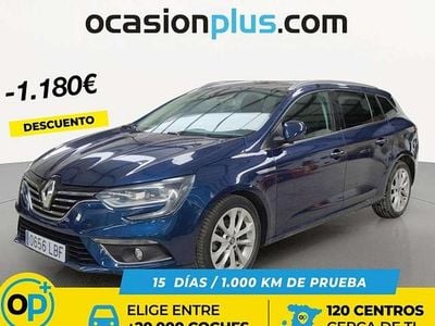 Usado Renault Mégane GrandTour Zen 116 CV (85 kW) 2019 Azul Familiar
