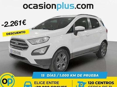 Usado Ford Ecosport Trend+ 99 CV (72 kW) 2018 Blanco SUV