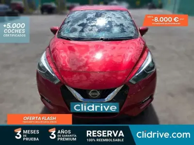 Usado Nissan Micra Acenta 86 HP (63 kW) 2017 Vermelho Citadino