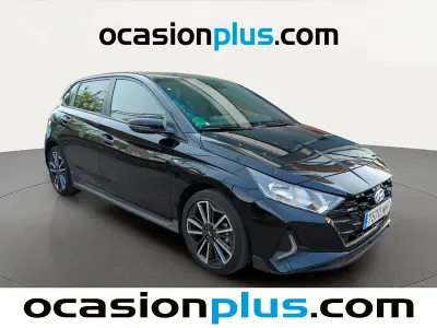 Usado Hyundai i20 N Line 84 CV (61 kW) 2023 Negro Utilitario