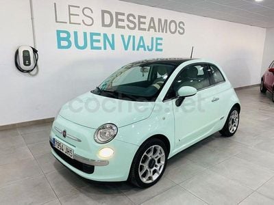 Usado Fiat 500 Lounge 69 CV (50 kW) 2015 Verde Berlina