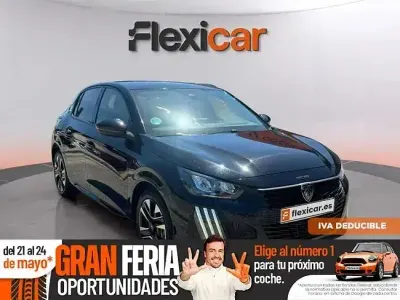 Usado Peugeot 208 Allure 100 CV (73 kW) 2025 Negro Utilitario