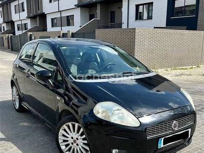Usado Fiat Grande Punto Sport 95 CV (69 kW) 2008 Negro Utilitario