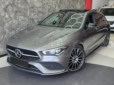 Usado Mercedes CLA220 Shooting Brake 190 CV (139 kW) 2021 Gris / plata Familiar
