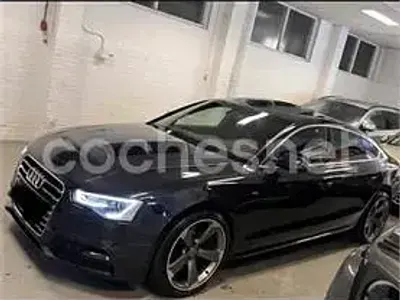Begagnad Audi A5 Sportback S-Line 190 HK (139 kW) 2016 Blå Halvkombi