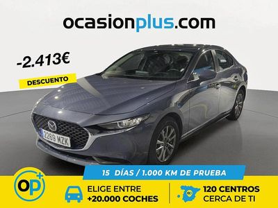 Gris Usado 2025 Mazda 3 Prime-Line Berlina | 23.690 € (Precio justo)