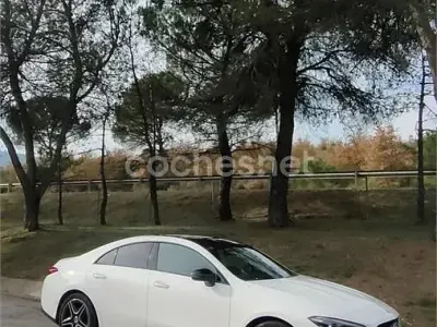 Usado Mercedes CLA180 136 CV (100 kW) 2020 Blanco Coupe