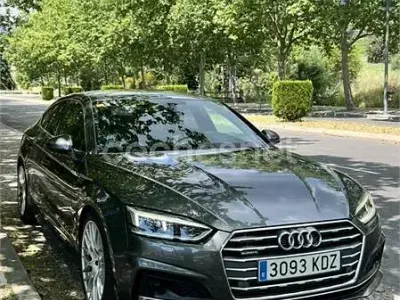 Usado Audi A5 Sportback Sport 218 CV (160 kW) 2017 Gris / plata Utilitario