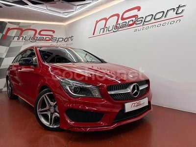 Rojo Usado 2016 Mercedes CLA200 Shooting Brake AMG line Familiar | 18.900 € (Precio justo)