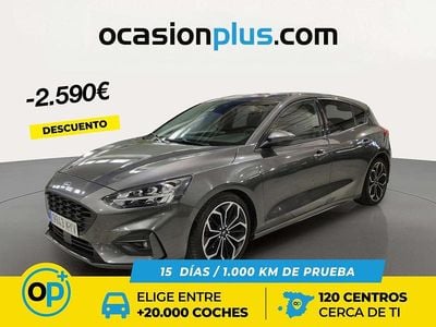 Usado Ford Focus ST-Line 120 CV (88 kW) 2019 Gris Berlina