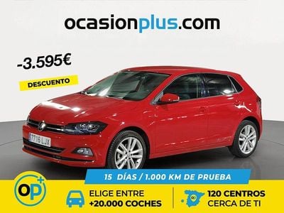 Rojo Usado 2020 VW Polo Sportline Berlina | 15.790 € (Buen precio)