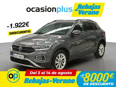 Usado VW T-Roc Life 110 CV (80 kW) 2024 Gris SUV