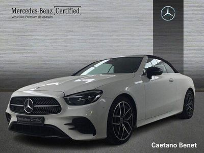 Usado Mercedes E220 AMG line 194 CV (142 kW) 2023 Blanco Descapotable