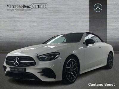 Blanco Usado 2023 Mercedes E220 AMG line Descapotable | 60.950 € (Caro)