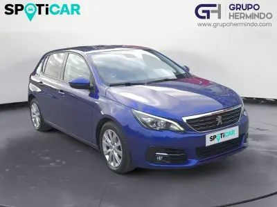 Usado Peugeot 308 Style 130 CV (95 kW) 2020 Azul Berlina
