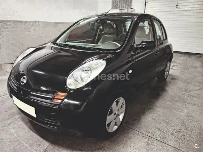 Usado Nissan Micra Acenta 88 CV (64 kW) 2005 Negro Berlina