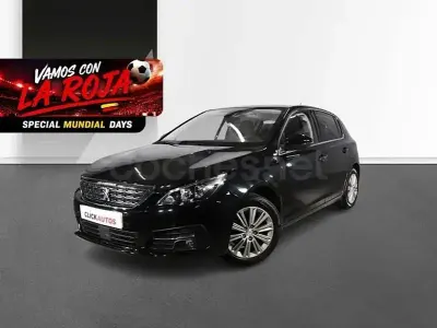Usado Peugeot 308 Allure 110 CV (80 kW) 2021 Negro Berlina