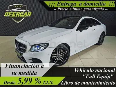Usado Mercedes E350 286 CV (210 kW) 2020 Blanco Coupe