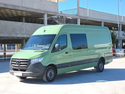 Usado Mercedes Sprinter 163 CV (119 kW) 2019 Verde Van