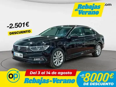 Usado VW Passat Advance 150 CV (110 kW) 2017 Negro Berlina