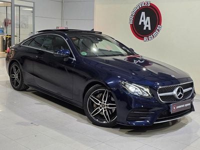 Azul Usado 2018 Mercedes E220 Coupe | 31.450 € (Precio justo)