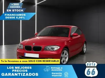 Begagnad BMW 120 177 HK (130 kW) 2008 Röd Halvkombi