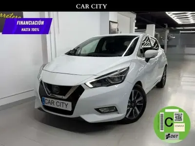 Usado Nissan Micra S 90 CV (66 kW) 2018 Blanco Utilitario