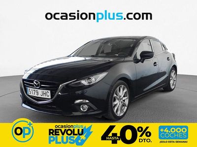 Usado Mazda 3 Luxury 150 CV (110 kW) 2015 Negro Utilitario