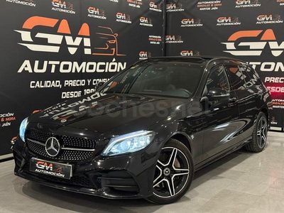 Usado Mercedes C300e 306 CV (225 kW) 2019 Negro Familiar