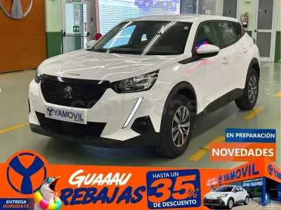 Usado Peugeot 2008 Active 100 CV (73 kW) 2021 Blanco SUV