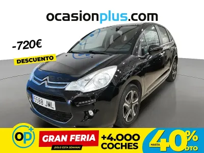 Usado Citroën C3 Live 99 CV (72 kW) 2016 Negro