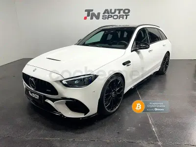 Usado Mercedes C63S AMG 680 CV (500 kW) 2024 Blanco Familiar